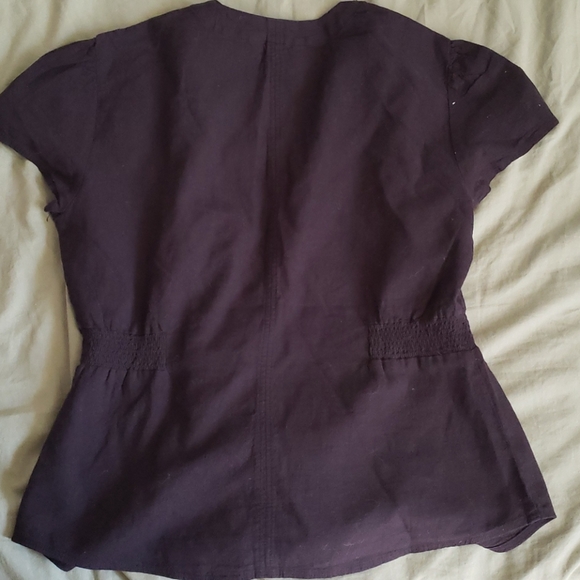 Linen button wrap top H&M - Picture 4 of 4